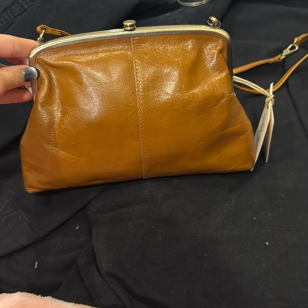 Brown multi use purse